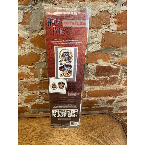 Harry Potter Crest Peel & Stick Giant Wall Decals Movie Decor Stickers - Picture 2 of 5